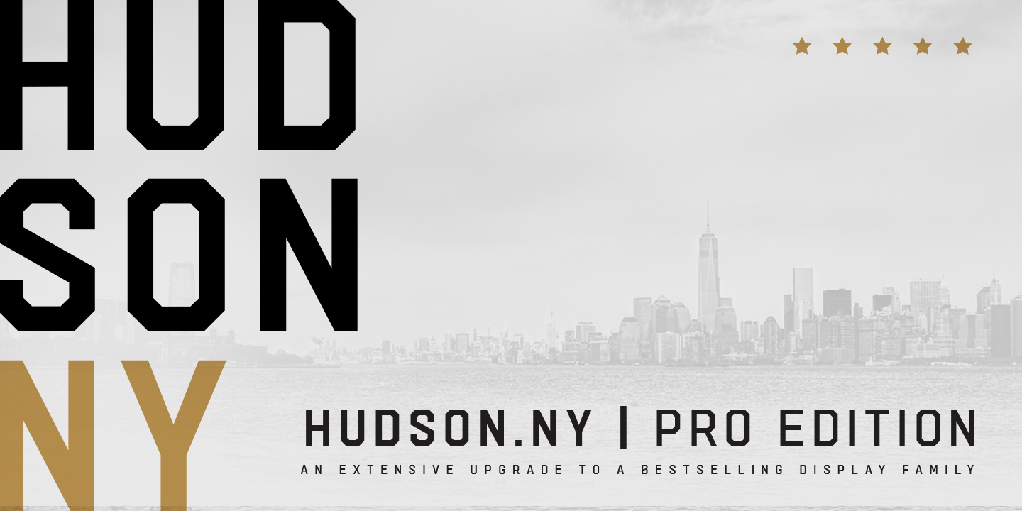 Czcionka Hudson NY Pro